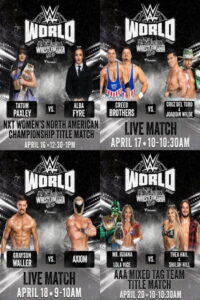 LIVE matches from WWE World: April 19, 2026 Part 1
