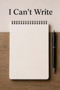 I Can’t Write